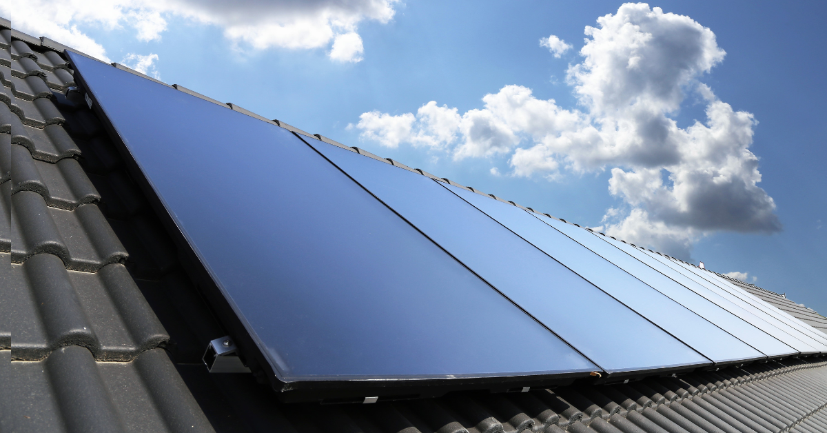 Black solar panels