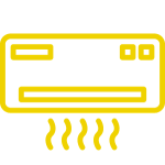 Efficient heating and cooling icon