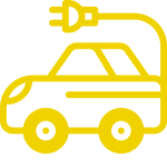 Electric vehicle charger icon