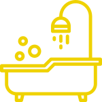 Hot water heat pump icon